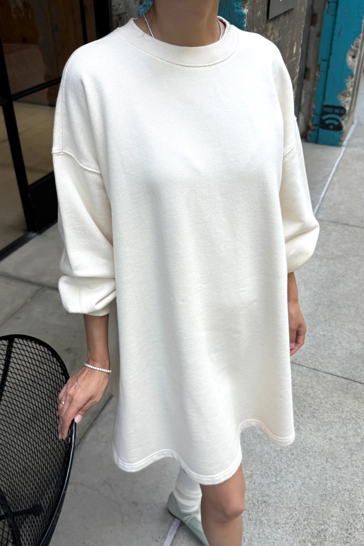 French Terry Swing Dress