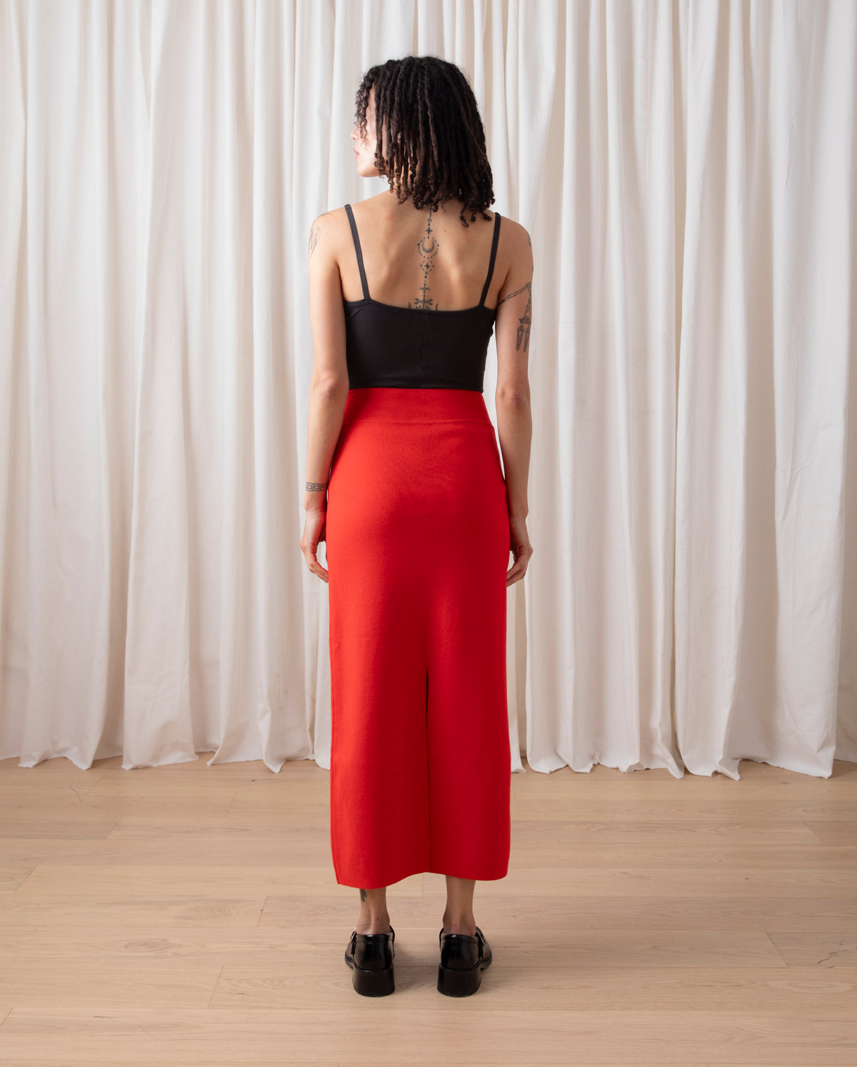 Thick Knit Pencil Skirt