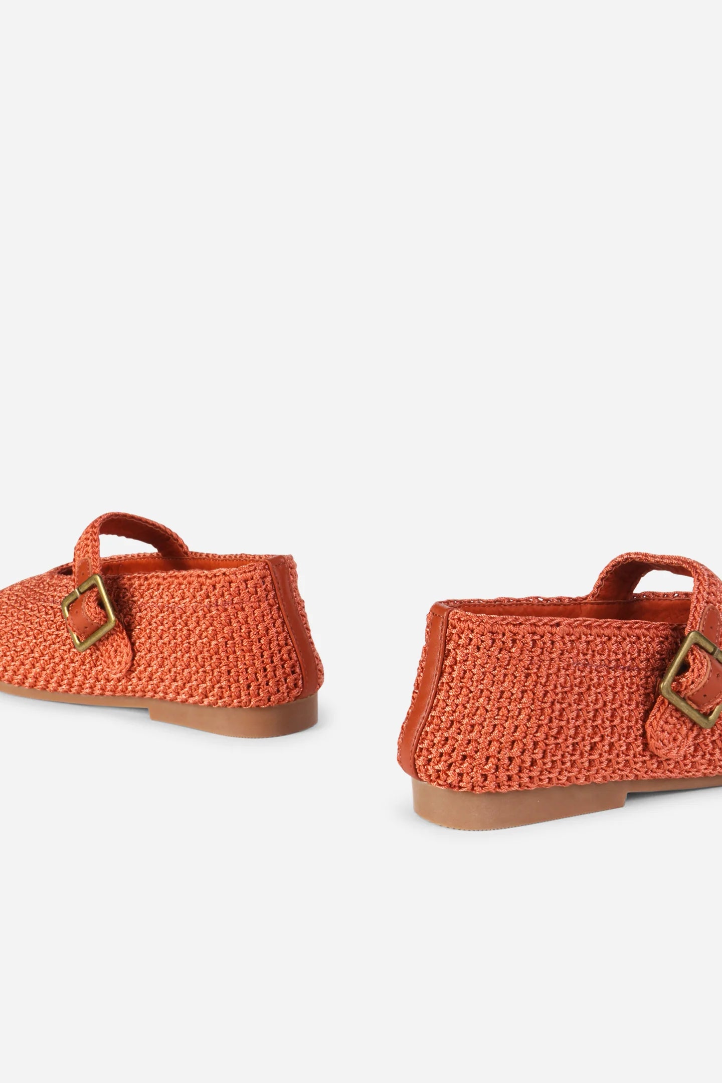 KAIL KNIT WOVEN MARY JANE FLAT