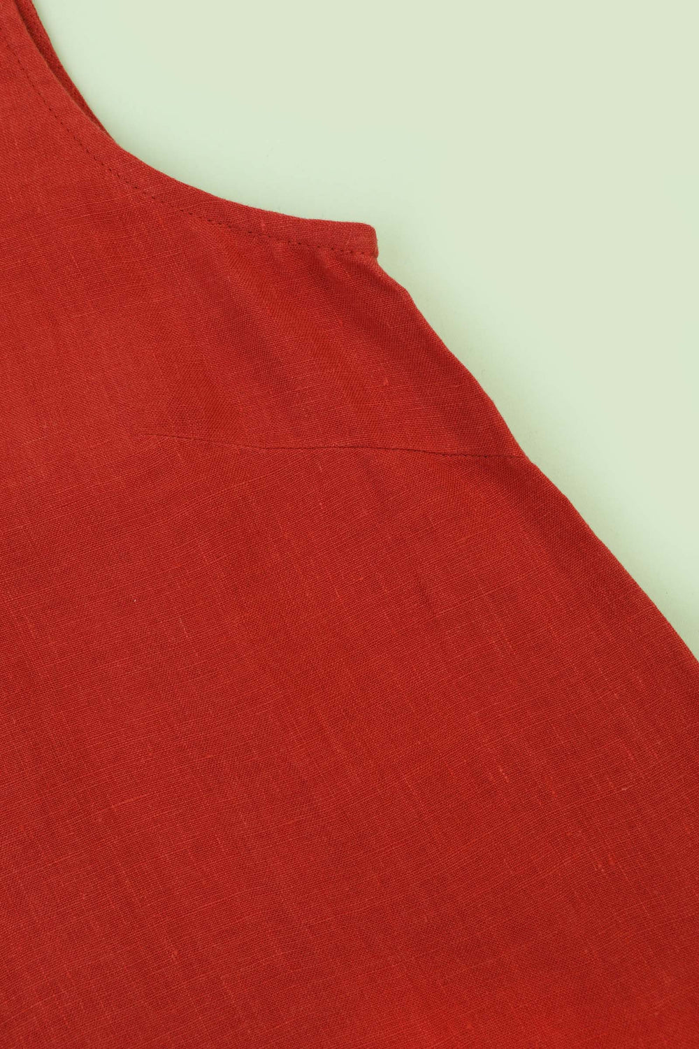 BASIC LINEN SHIFT DRESS