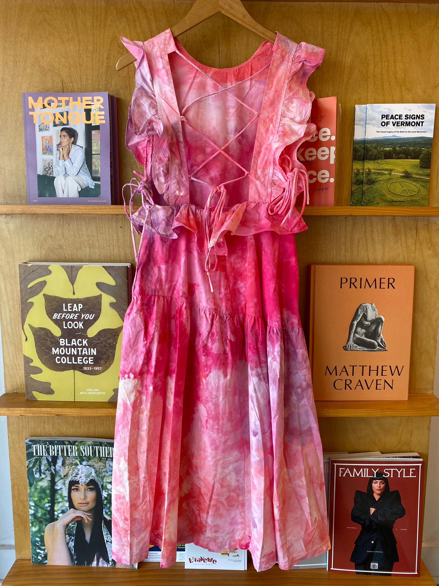 Dyers Dyes x Tenant Cotton Ruffled Midi Dress