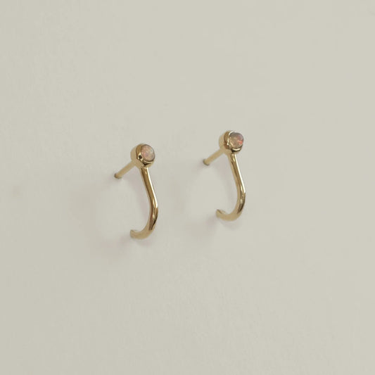 Lucy Earrings - Opal