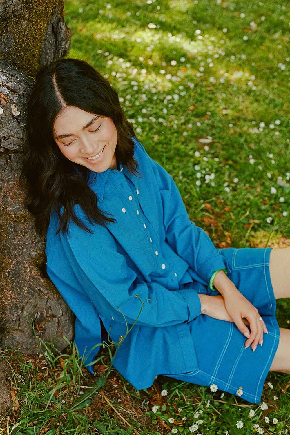*PRE-SALE* Collared Shirt Cobalt