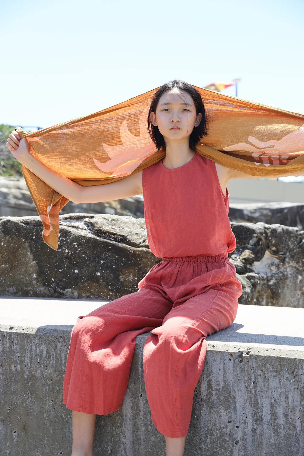 BASIC LINEN TROUSER