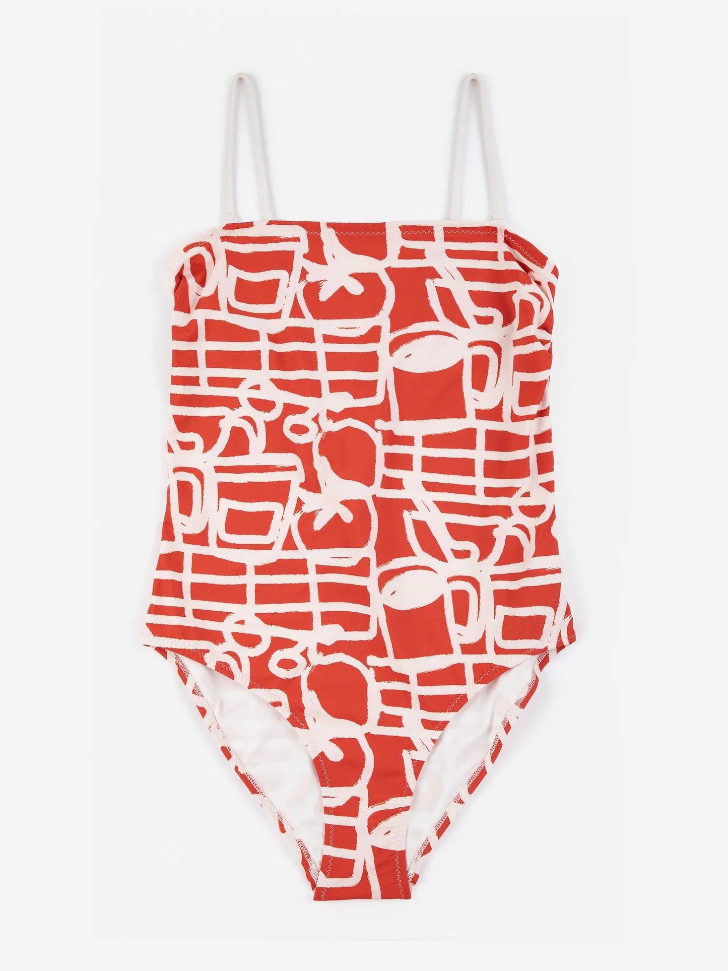Cookery Festival Pattern Recycled Swimsuit