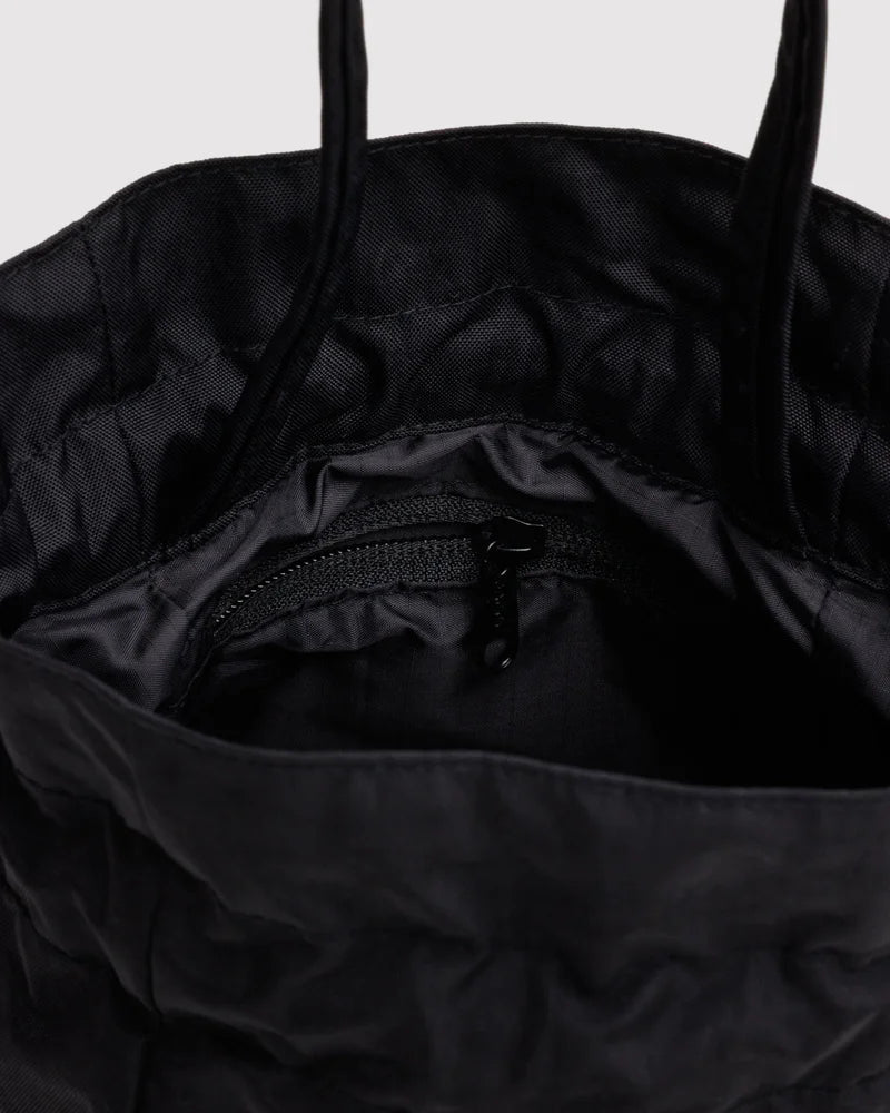 Nylon Drawstring Bag - Black