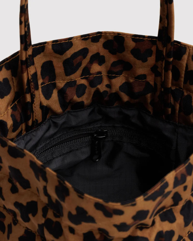 Nylon Drawstring Bag - Leopard