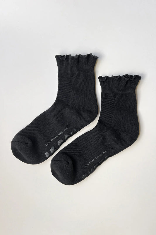 Ruffled Hugger Crew Socks