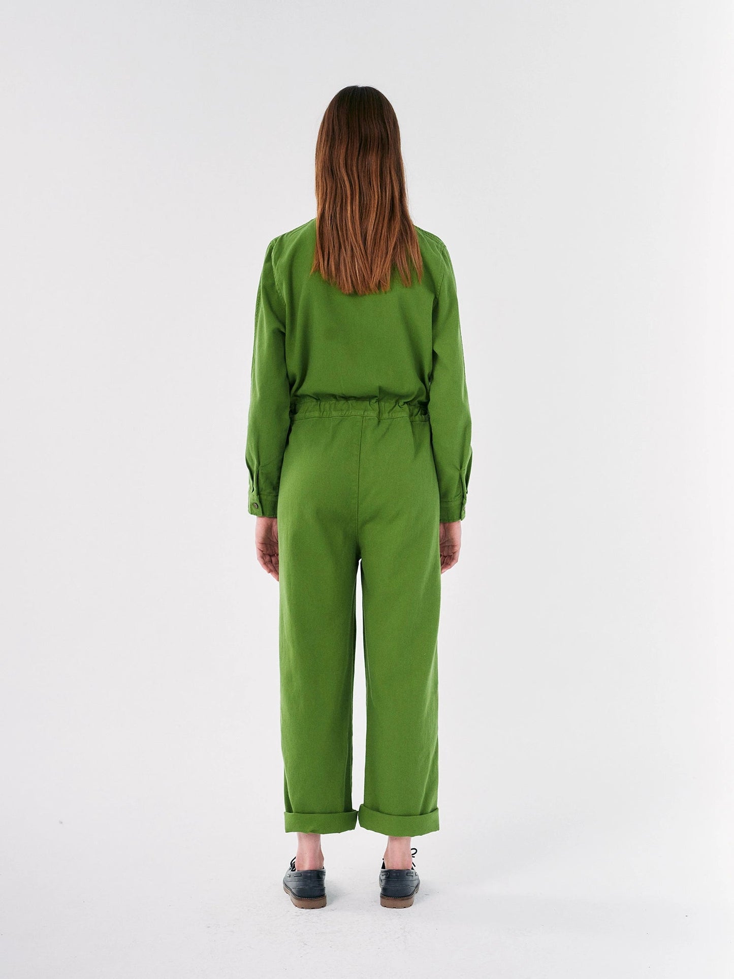 Faraway Castle Embroidered Zipped Jumpsuit