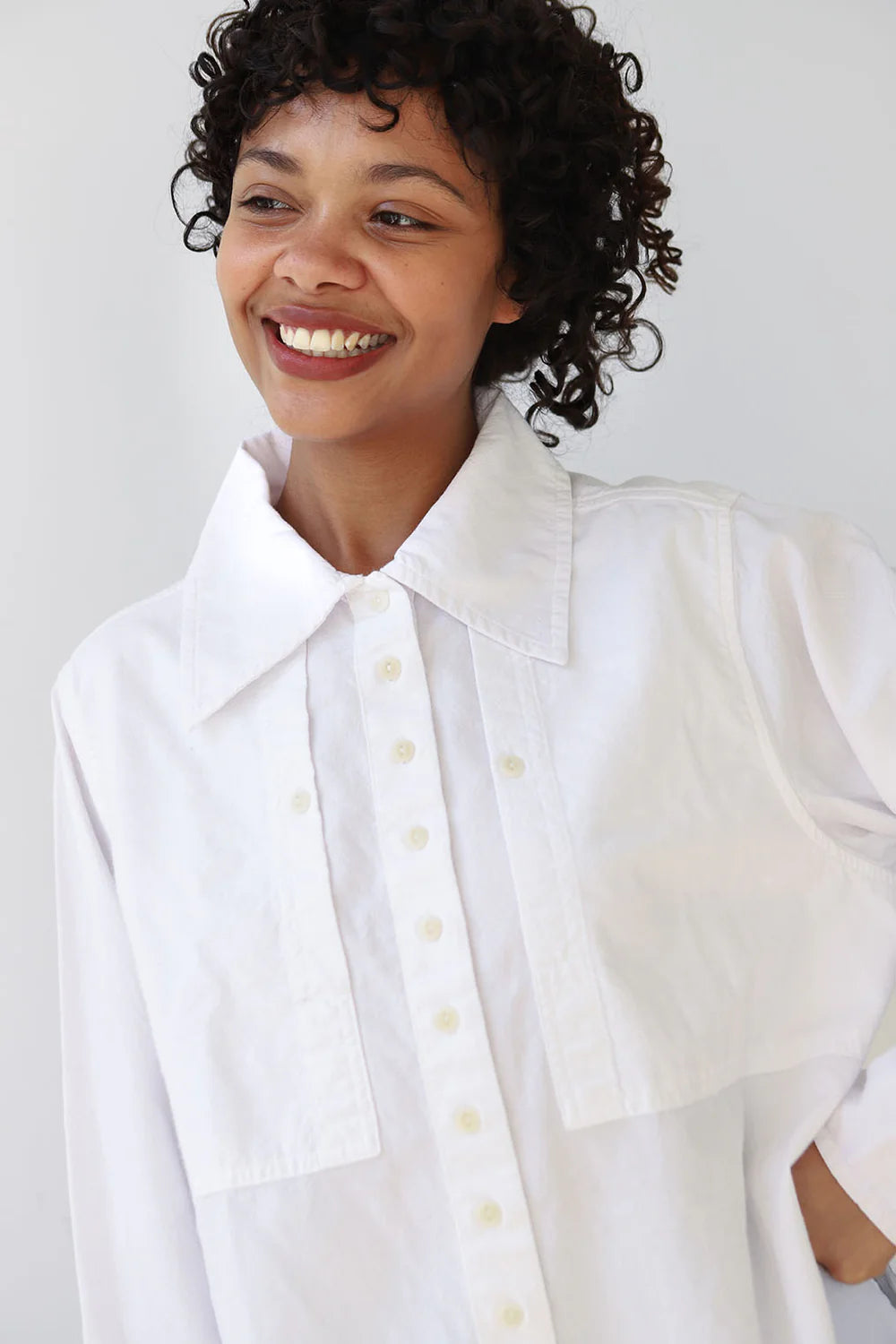 *PRE-SALE* Collared Shirt Bone