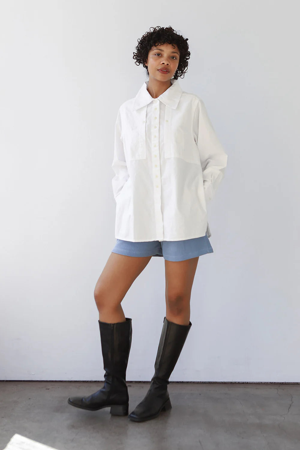 *PRE-SALE* Collared Shirt Bone