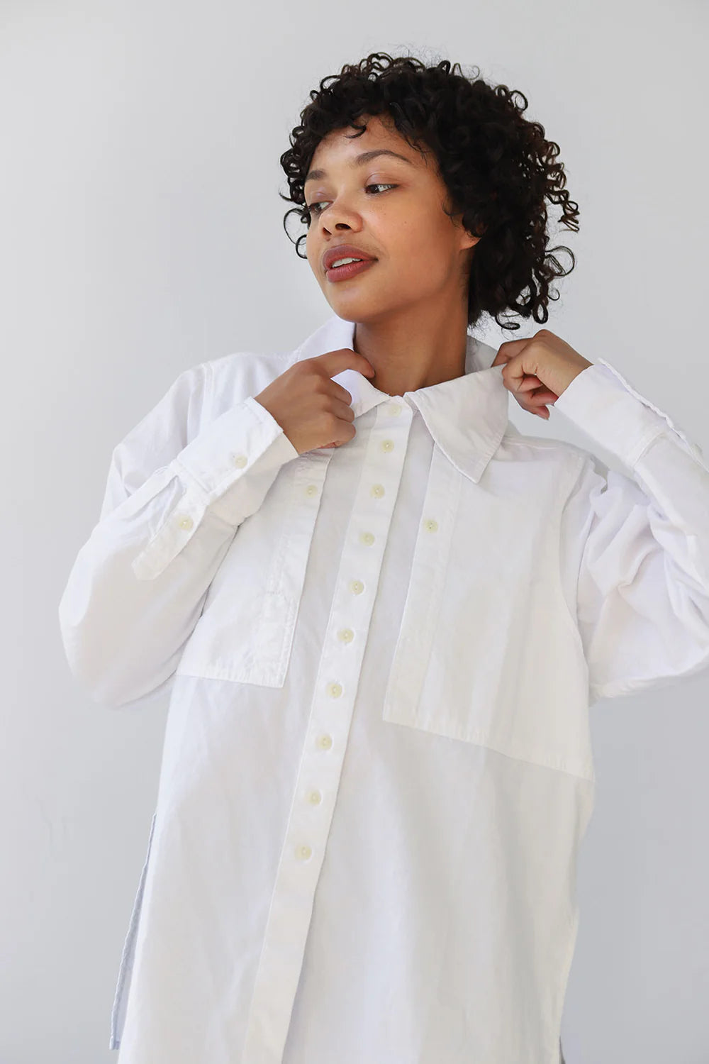 *PRE-SALE* Collared Shirt Bone