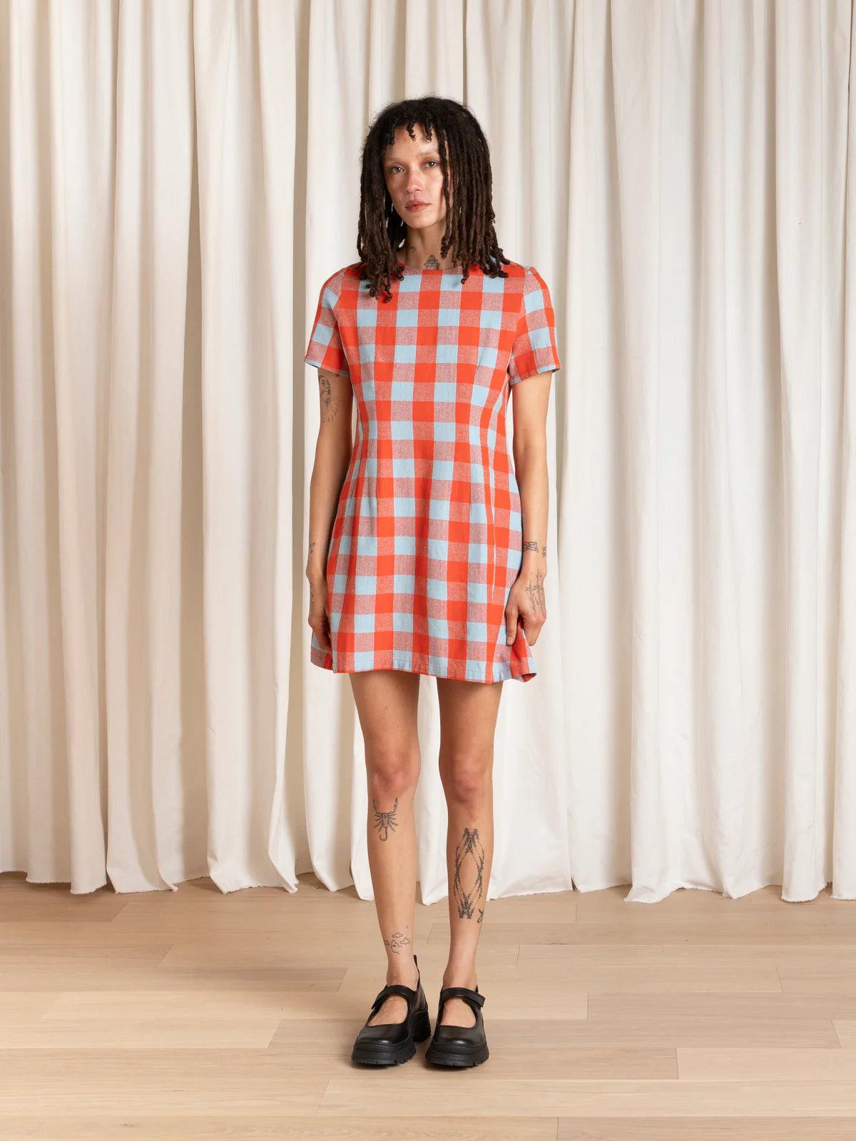 Plaid Mini Dress – Tenant