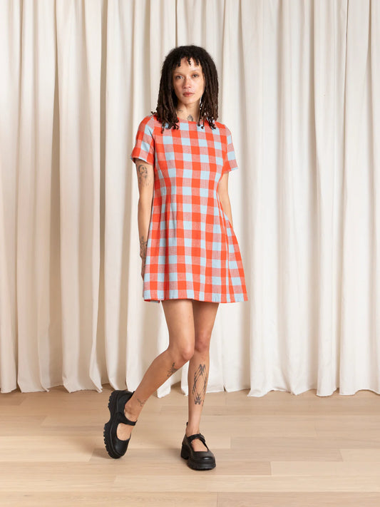 Plaid Mini Dress