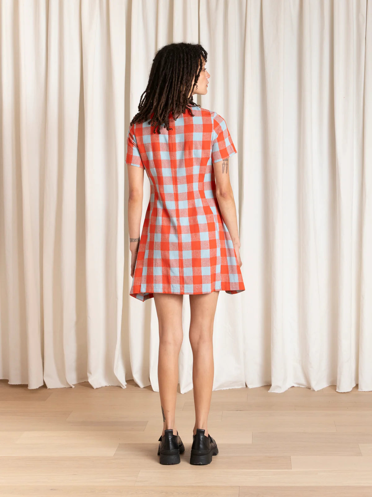 Plaid Mini Dress