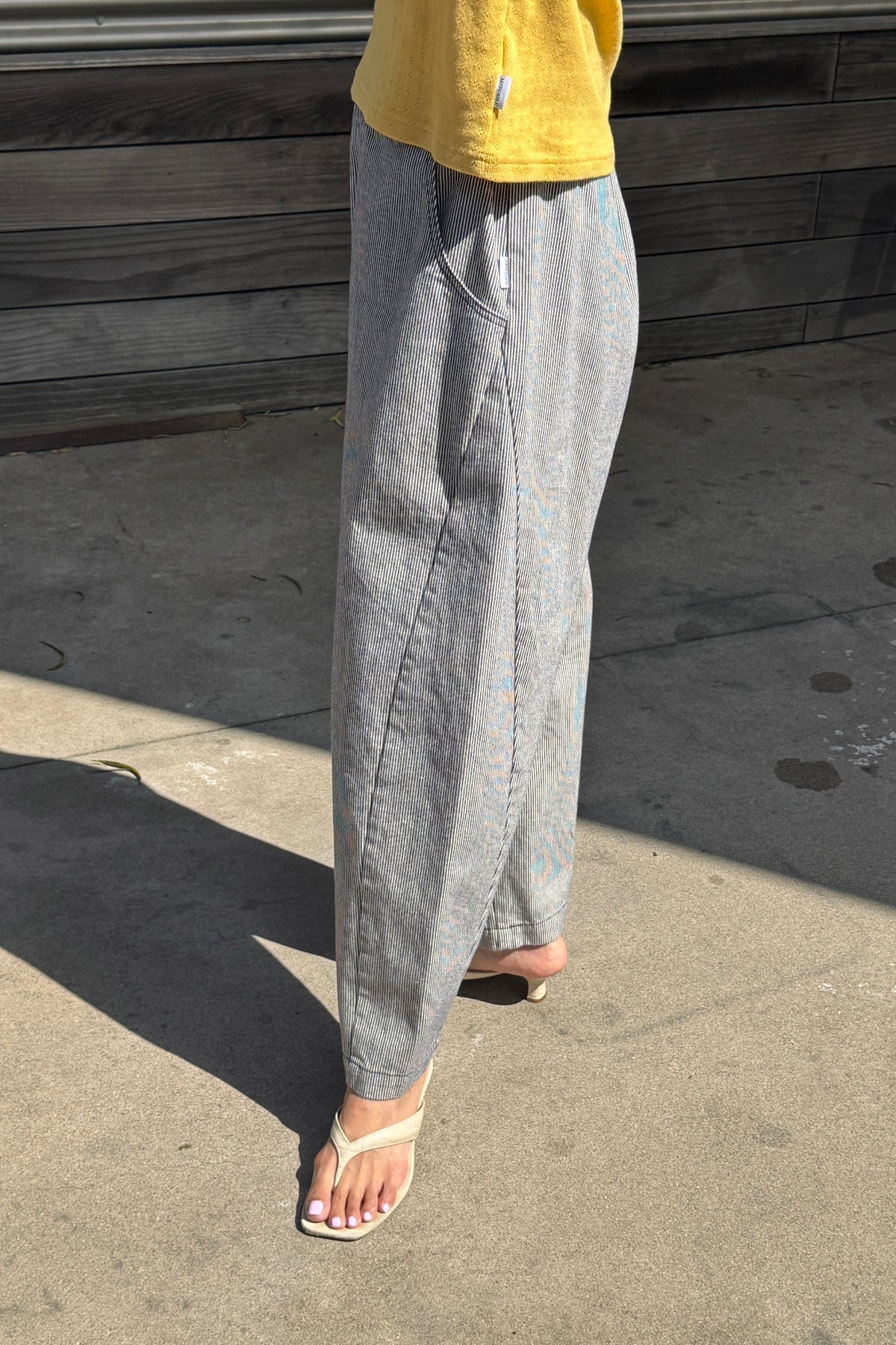 Blue Stripe Arc Pants