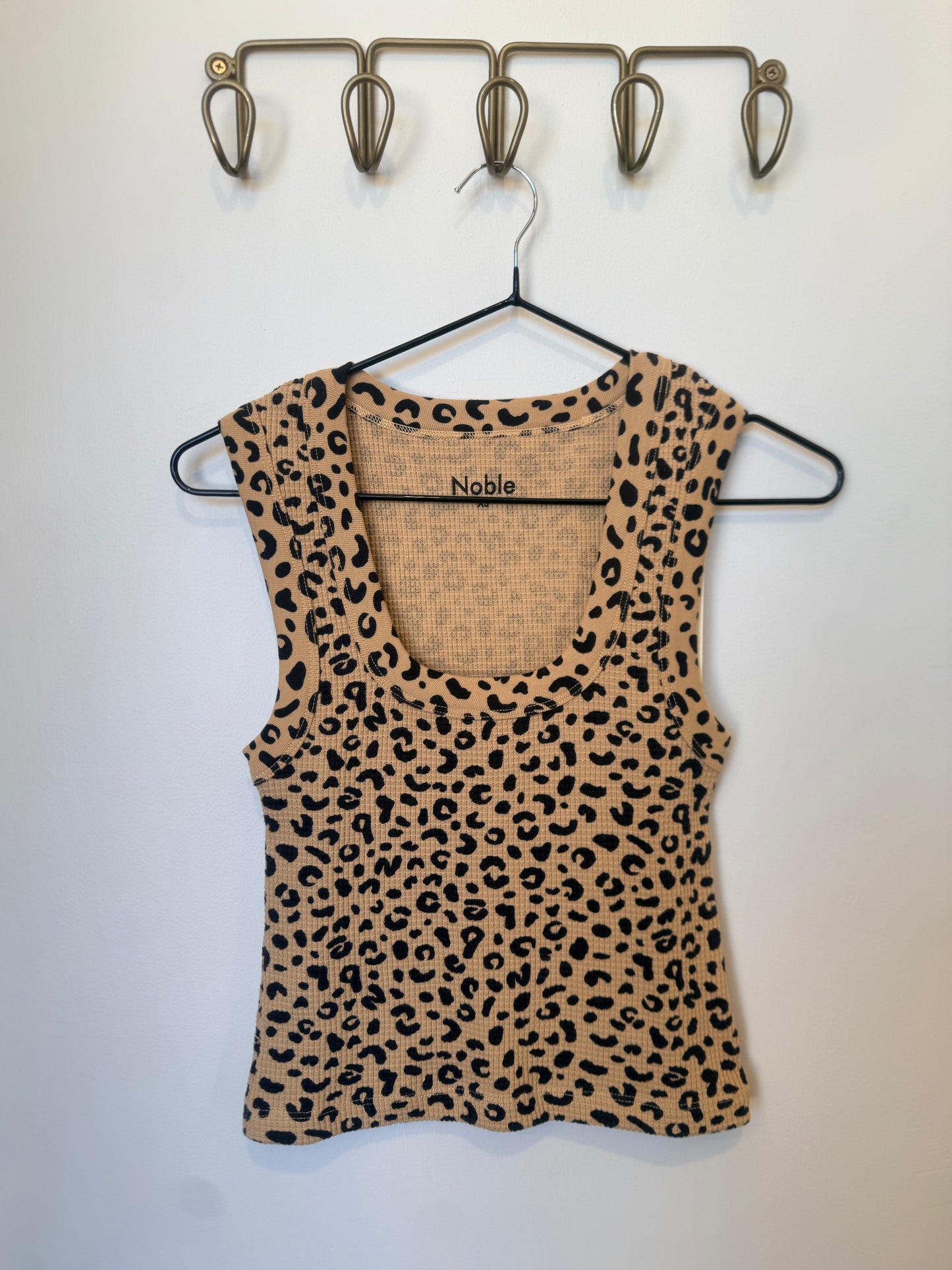 Waffle Square Crop Tank