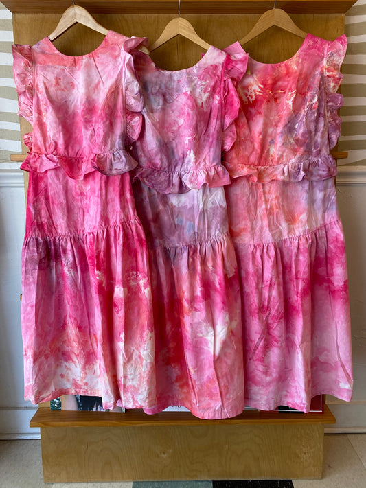 Dyers Dyes x Tenant Cotton Ruffled Midi Dress