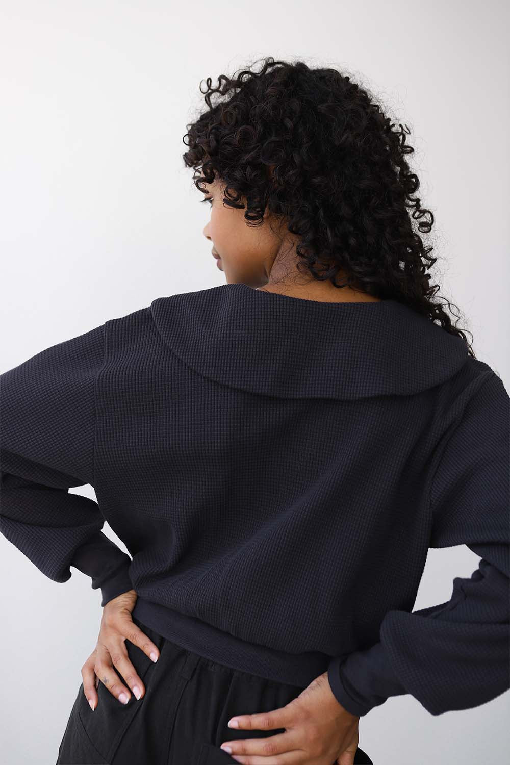 Waffle Sailor Cardigan