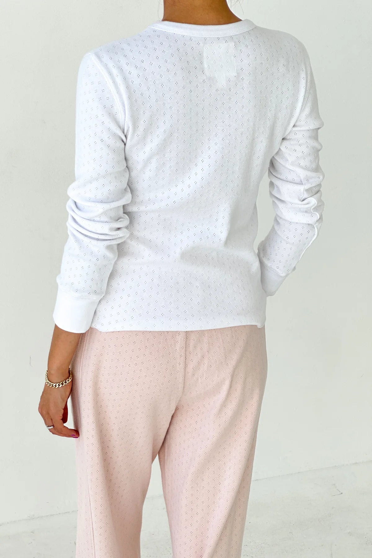 Pointelle Fundamental Tee