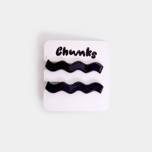 Allie Clips in Black