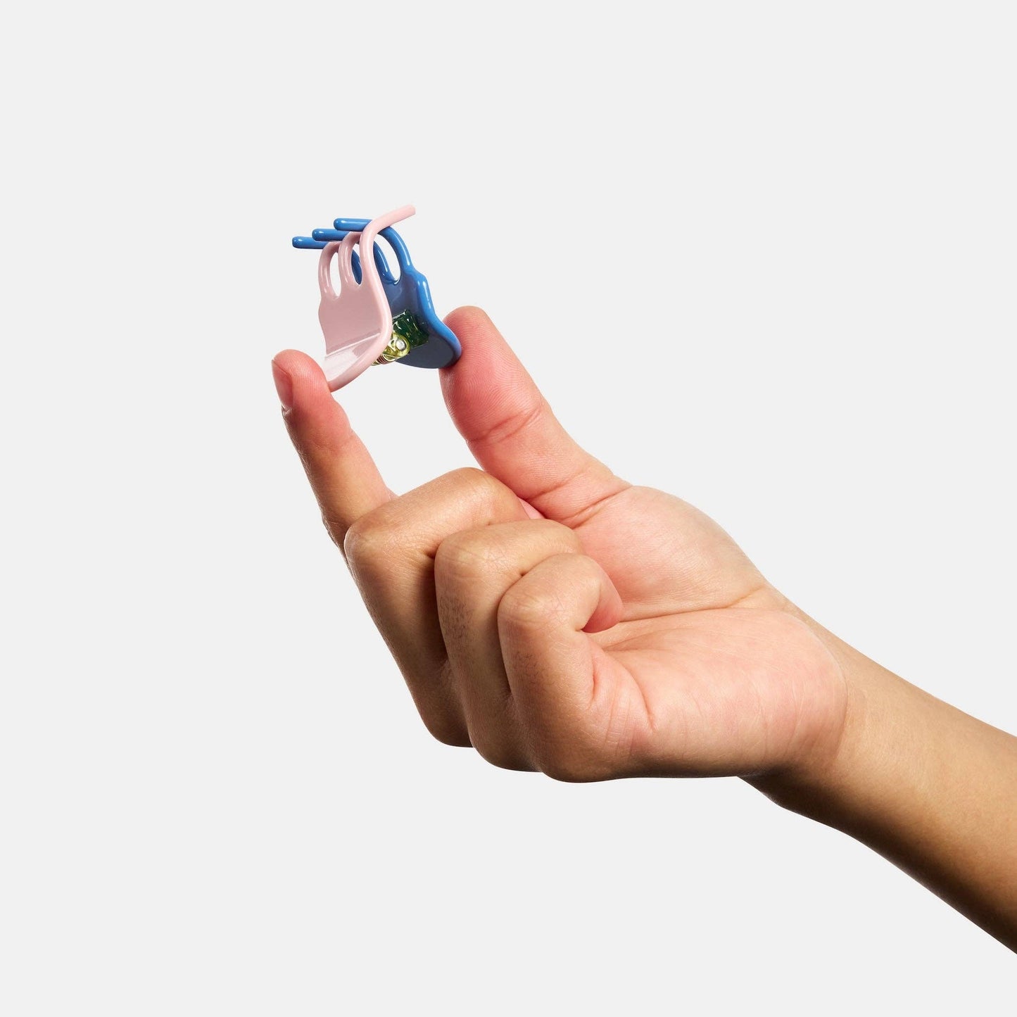 Mini Claw in Blue + Pink