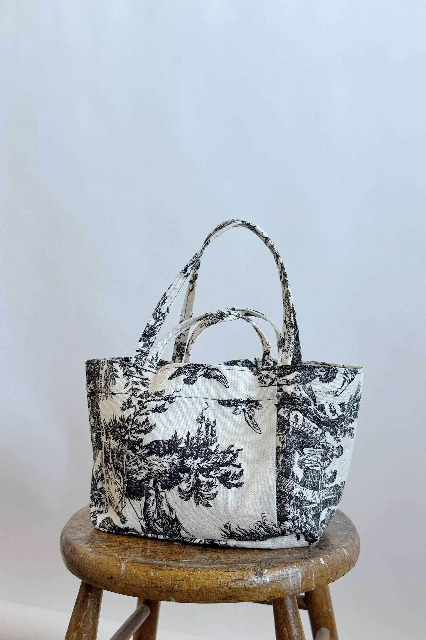 Mini Bag #2, Black Toile