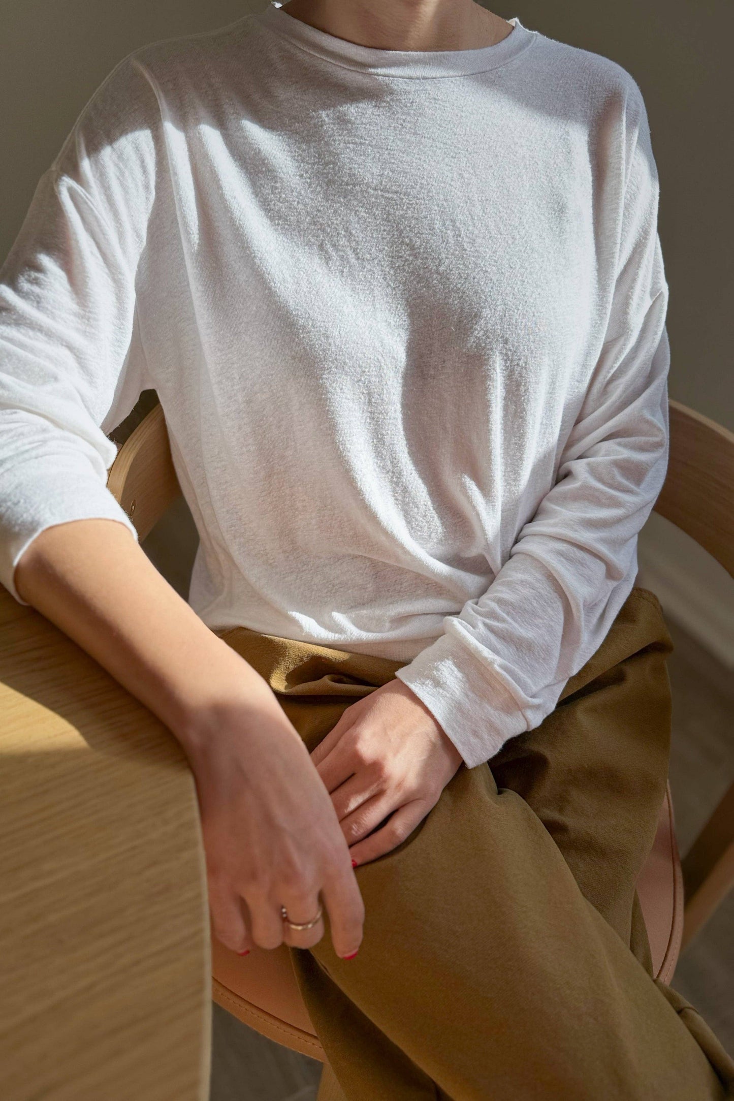 Haze Linen Blend Tee